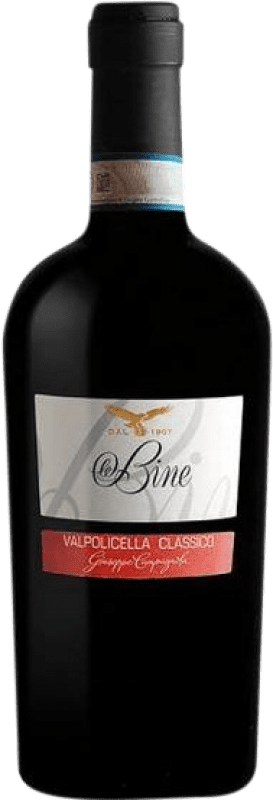 19,95 € Envío gratis | Vino tinto Corte Armano Le Bine Classico D.O.C. Valpolicella Veneto Italia Corvina, Rondinella Botella 75 cl