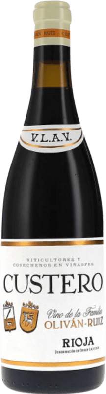 18,95 € Kostenloser Versand | Rotwein Tentenublo Custero D.O.Ca. Rioja La Rioja Spanien Tempranillo, Graciano, Monastrell, Grenache Tintorera, Viura, Malvasía, Grenache Grau, Calagraño Flasche 75 cl