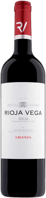 10,95 € Spedizione Gratuita | Vino rosso Rioja Vega Crianza D.O.Ca. Rioja La Rioja Spagna Tempranillo, Mazuelo, Grenache Tintorera Bottiglia 75 cl
