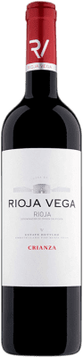 13,95 € Spedizione Gratuita | Vino rosso Rioja Vega Crianza D.O.Ca. Rioja La Rioja Spagna Tempranillo, Mazuelo, Grenache Tintorera Bottiglia 75 cl