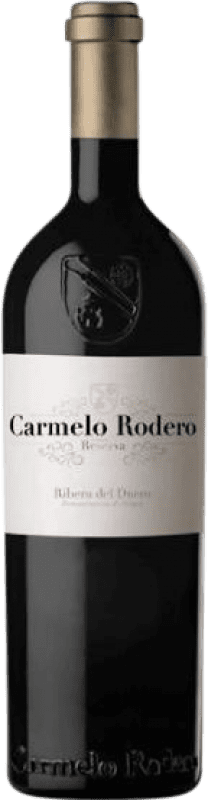281,95 € 免费送货 | 红酒 Carmelo Rodero 预订 D.O. Ribera del Duero 卡斯蒂利亚莱昂 西班牙 Tempranillo, Cabernet Sauvignon 瓶子 Jéroboam-双Magnum 3 L