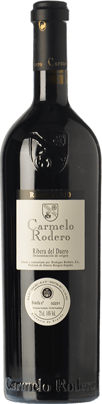 72,95 € Envoi gratuit | Vin rouge Carmelo Rodero Réserve D.O. Ribera del Duero Castille et Leon Espagne Tempranillo, Cabernet Sauvignon Bouteille Magnum 1,5 L