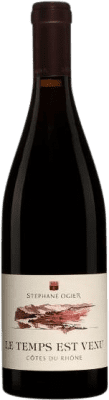 13,95 € Бесплатная доставка | Красное вино Stéphane Ogier Le Temps Est Venu Rouge A.O.C. Côtes du Rhône Рона Франция Syrah, Grenache Tintorera бутылка 75 cl