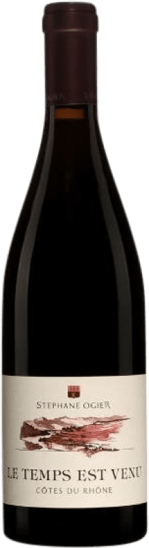 14,95 € Free Shipping | Red Wine Stéphane Ogier Le Temps Est Venu A.O.C. Côtes du Rhône Rhône France Syrah — Shiraz, Garnacha — Grenache 75 cl