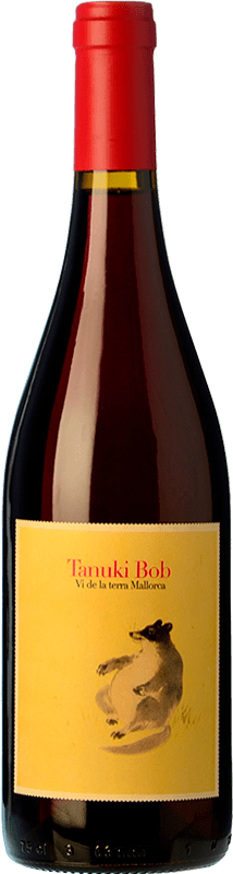 18,95 € Free Shipping | Red wine 4 Kilos Tanuki Bob Crianza I.G.P. Vi de la Terra de Mallorca Balearic Islands Spain Mantonegro Bottle 75 cl