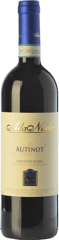 12,95 € Free Shipping | Red wine Ada Nada Autinot D.O.C.G. Dolcetto d'Alba Piemonte Italy Dolcetto Bottle 75 cl