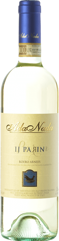 14,95 € Spedizione Gratuita | Vino bianco Ada Nada I Parin D.O.C.G. Roero Piemonte Italia Arneis Bottiglia 75 cl