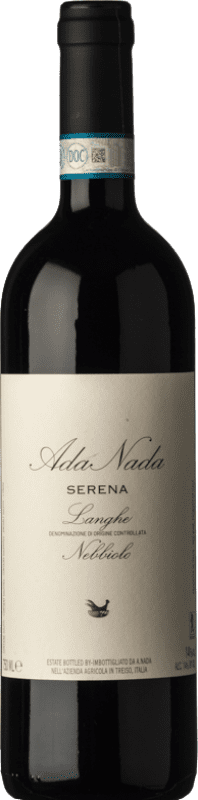 16,95 € Free Shipping | Red wine Ada Nada Serena D.O.C. Langhe Piemonte Italy Nebbiolo Bottle 75 cl