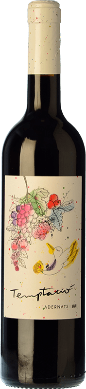 5,95 € Free Shipping | Red wine Adernats Instint Joven D.O. Tarragona Catalonia Spain Tempranillo, Merlot Bottle 75 cl