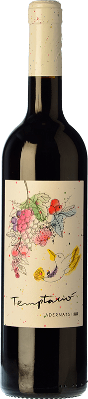 7,95 € Free Shipping | Red Wine Adernats Instint Young D.O. Tarragona Catalonia Spain Tempranillo, Merlot 75 cl