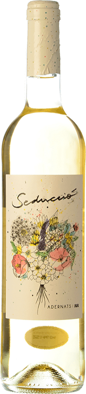8,95 € Envío gratis | Vino Blanco Adernats Seducció D.O. Tarragona Cataluña España Xarel·lo, Chardonnay, Moscatel 75 cl