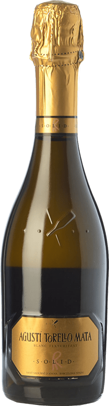 15,95 € 免费送货 | 白起泡酒 Agustí Torelló Solid Blanc 预订 D.O. Cava 加泰罗尼亚 西班牙 Macabeo, Xarel·lo, Parellada 半瓶 37 cl