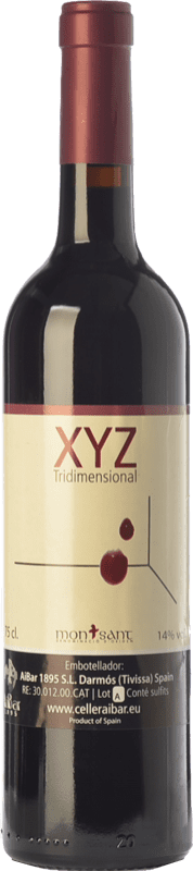 8,95 € Envoi gratuit | Vin Rouge Aibar 1895 XYZ Tridimensional Jeune D.O. Montsant Catalogne Espagne Merlot, Syrah, Garnacha — Grenache Bouteille 75 cl