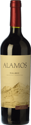 12,95 € 免费送货 | 红酒 Alamos 年轻的 I.G. Mendoza 门多萨 阿根廷 Malbec 瓶子 75 cl