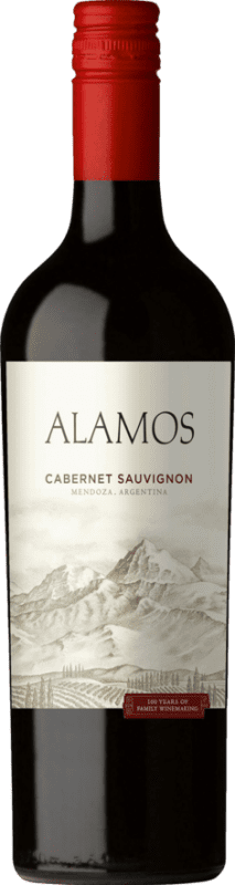 10,95 € 免费送货 | 红酒 Alamos 年轻的 I.G. Mendoza 门多萨 阿根廷 Cabernet Sauvignon 瓶子 75 cl