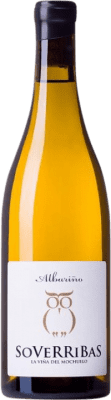 33,95 € Spedizione Gratuita | Vino bianco Nanclares Soverribas Crianza D.O. Rías Baixas Galizia Spagna Albariño Bottiglia 75 cl