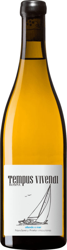 21,95 € 免费送货 | 白酒 Nanclares Tempus Vivendi D.O. Rías Baixas 加利西亚 西班牙 Albariño 瓶子 75 cl