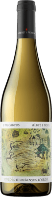 15,95 € Envío gratis | Vino blanco Albet i Noya 3 Macabeus D.O. Penedès Cataluña España Macabeo Botella 75 cl