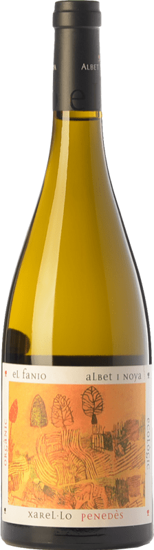 16,95 € Free Shipping | White wine Albet i Noya El Fanio Crianza D.O. Penedès Catalonia Spain Xarel·lo Bottle 75 cl
