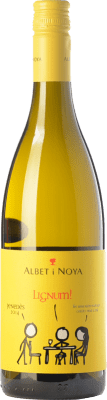 12,95 € Free Shipping | White wine Albet i Noya Lignum D.O. Penedès Catalonia Spain Chardonnay, Sauvignon White Bottle 75 cl