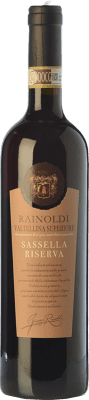 34,95 € Envío gratis | Vino tinto Rainoldi Sassella Reserva D.O.C.G. Valtellina Superiore Lombardia Italia Nebbiolo Botella 75 cl