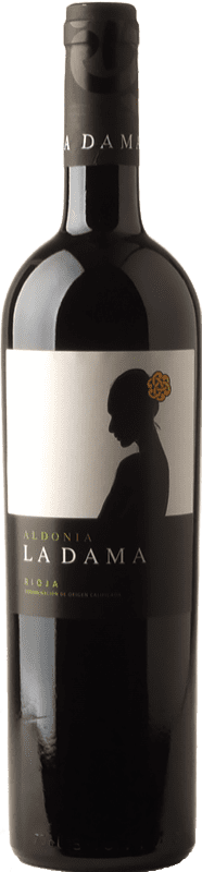 28,95 € Free Shipping | Red wine Aldonia La Dama Crianza D.O.Ca. Rioja The Rioja Spain Tempranillo, Graciano, Mazuelo Bottle 75 cl