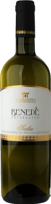 11,95 € Free Shipping | White wine Alessandro di Camporeale Benedè I.G.T. Terre Siciliane Sicily Italy Catarratto Bottle 75 cl
