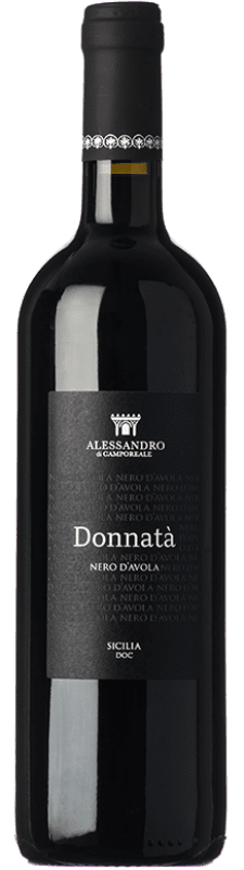 10,95 € Free Shipping | Red wine Alessandro di Camporeale Donnatà I.G.T. Terre Siciliane Sicily Italy Nero d'Avola Bottle 75 cl