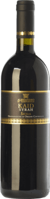 19,95 € Free Shipping | Red wine Alessandro di Camporeale Kaid I.G.T. Terre Siciliane Sicily Italy Syrah Bottle 75 cl