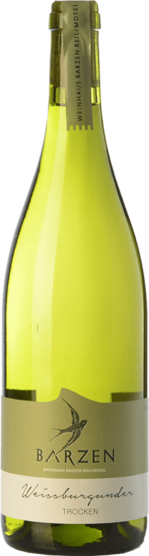 12,95 € Free Shipping | White wine Barzen Weissburgunder Dry Aged Q.b.A. Mosel Rheinland-Pfälz Germany Pinot White Bottle 75 cl