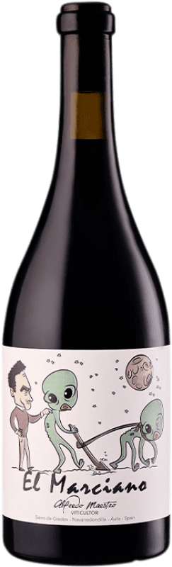 16,95 € Free Shipping | Red Wine Maestro Tejero El Marciano Young I.G.P. Vino de la Tierra de Castilla y León Castilla y León Spain Garnacha — Grenache Bottle 75 cl