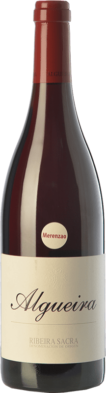48,95 € Free Shipping | Red Wine Algueira Crianza — Aged D.O. Ribeira Sacra Galicia Spain Merenzao Bottle 75 cl
