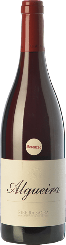46,95 € Kostenloser Versand | Rotwein Algueira Alterung D.O. Ribeira Sacra Galizien Spanien Merenzao Flasche 75 cl