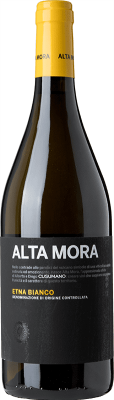 23,95 € Spedizione Gratuita | Vino bianco Alta Mora Bianco D.O.C. Etna Sicilia Italia Carricante Bottiglia 75 cl