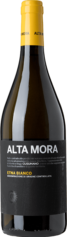 25,95 € Free Shipping | White Wine Alta Mora D.O.C. Etna Sicily Italy Carricante Bottle 75 cl