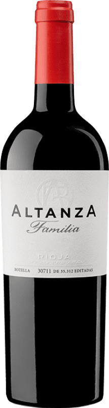 27,95 € Spedizione Gratuita | Vino Rosso Altanza Selezione Riserva di Famiglia D.O.Ca. Rioja La Rioja Spagna Tempranillo Bottiglia 75 cl