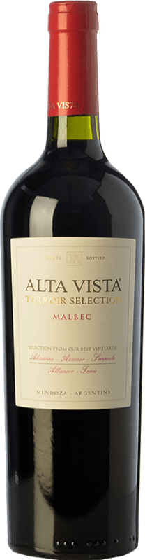 23,95 € 送料無料 | 赤ワイン Altavista Terroir Selection 高齢者 I.G. Mendoza メンドーサ アルゼンチン Malbec ボトル 75 cl