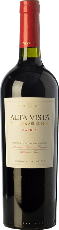 48,95 € Free Shipping | Red Wine Altavista Terroir Selection Crianza — Aged I.G. Mendoza Mendoza Argentina Malbec 75 cl
