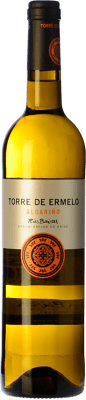 9,95 € Envío gratis | Vino Blanco Altos de Torona Torres de Ermelo D.O. Rías Baixas Galicia España Albariño 75 cl