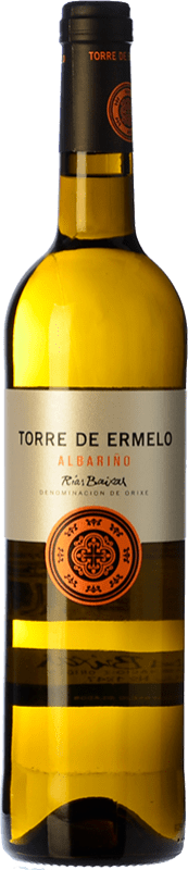 9,95 € 免费送货 | 白酒 Altos de Torona Torres de Ermelo D.O. Rías Baixas 加利西亚 西班牙 Albariño 瓶子 75 cl