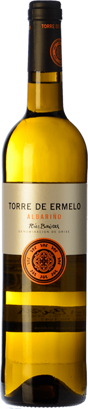 8,95 € Бесплатная доставка | Белое вино Altos de Torona Torres de Ermelo D.O. Rías Baixas Галисия Испания Albariño бутылка 75 cl