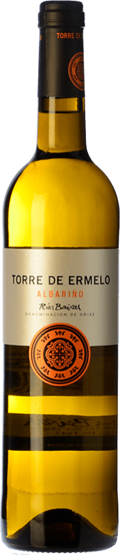 9,95 € Envío gratis | Vino Blanco Altos de Torona Torres de Ermelo D.O. Rías Baixas Galicia España Albariño 75 cl