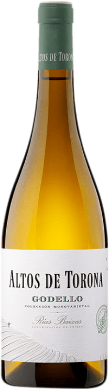 15,95 € 免费送货 | 白酒 Altos de Torona D.O. Rías Baixas 加利西亚 西班牙 Godello 瓶子 75 cl