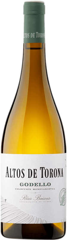 16,95 € Envio grátis | Vinho branco Altos de Torona D.O. Rías Baixas Galiza Espanha Godello Garrafa 75 cl