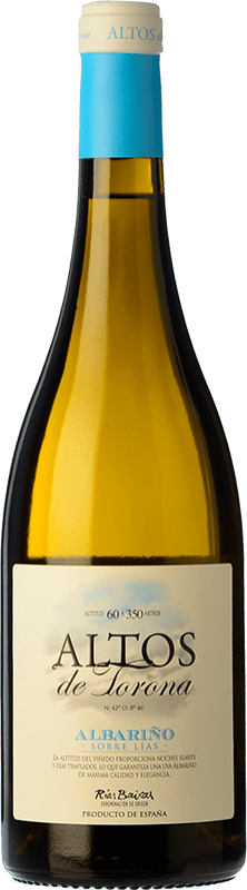 15,95 € 免费送货 | 白酒 Altos de Torona D.O. Rías Baixas 加利西亚 西班牙 Albariño 瓶子 75 cl