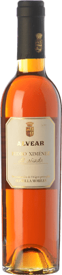 17,95 € Envío gratis | Vino dulce Alvear D.O. Montilla-Moriles Andalucía España Pedro Ximénez Media Botella 37 cl