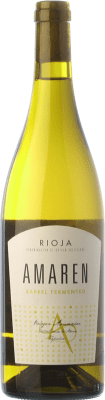 26,95 € Free Shipping | White wine Amaren Fermentado Aged D.O.Ca. Rioja The Rioja Spain Viura, Malvasía Bottle 75 cl