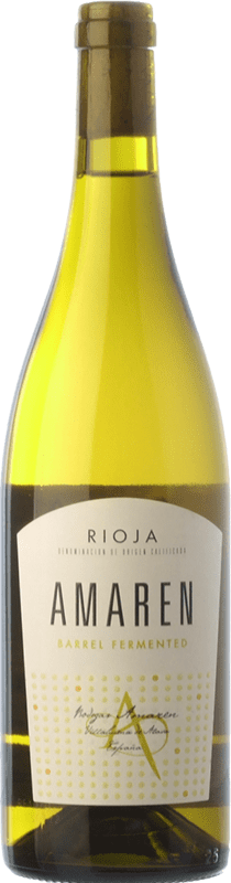 24,95 € Free Shipping | White wine Amaren Fermentado Aged D.O.Ca. Rioja The Rioja Spain Viura, Malvasía Bottle 75 cl