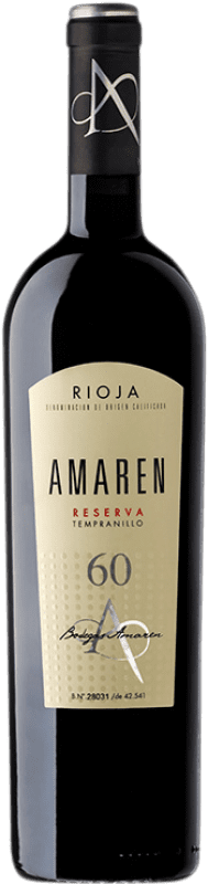 43,95 € Spedizione Gratuita | Vino Rosso Amaren Riserva D.O.Ca. Rioja La Rioja Spagna Tempranillo 75 cl
