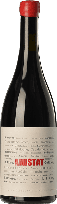 29,95 € Бесплатная доставка | Красное вино Amistat Negre старения A.O.C. Côtes du Roussillon Лангедок-Руссильон Франция Grenache бутылка 75 cl